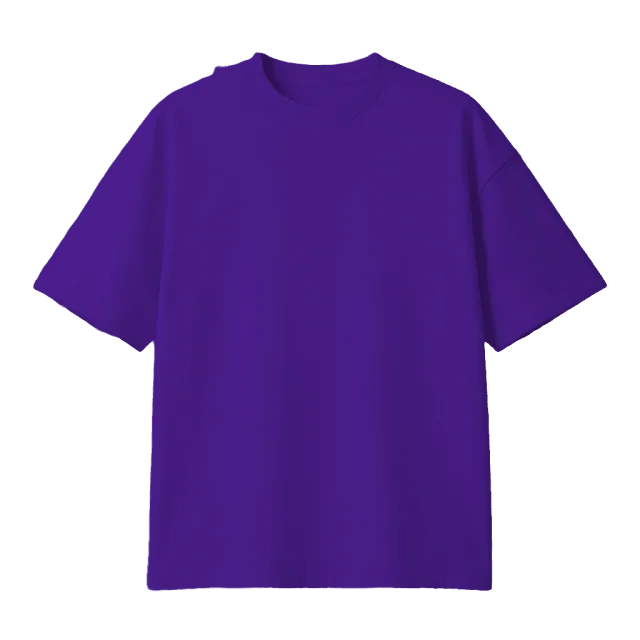 חולצת טי אוברסייז Street Premium — סגול